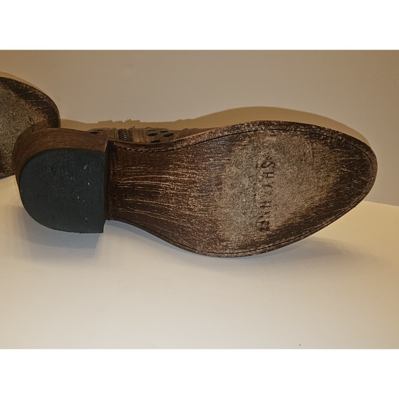 Shyanne Women's Brown Leather Western Style Boots 8.5 M - Picture 13 of 15